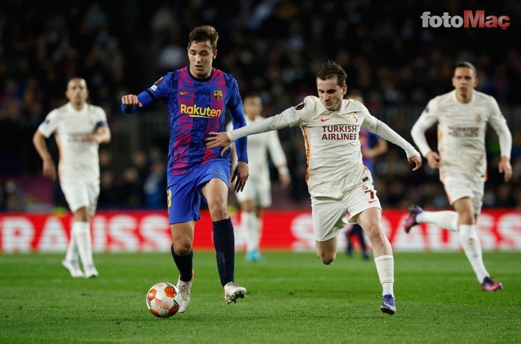 Barcelona Galatasaray maçında transfer gelişmesi! Kerem Aktürkoğlu'nu İspanyol devi izledi