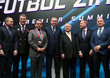 Cumhurbaşkanı Erdoğan, Aziz Yıldırım ve Dursun Özbek’i bir araya getirdi