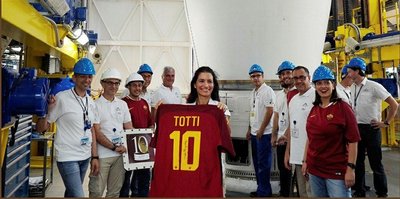 Totti’nin forması uzaya
