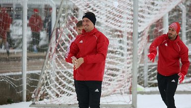 Lider Sivasspor’da neşeli idman