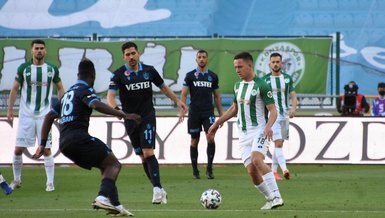 Konyaspor  - Trabzonspor: 1-1 (MAÇ SONUCU - ÖZET)