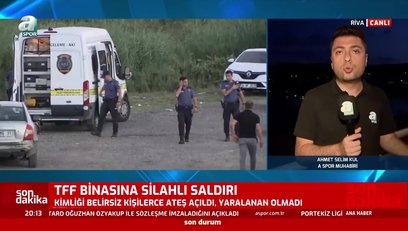 >TFF binasına silahlı saldırı!