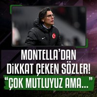 Montella: Çok mutluyuz ama...