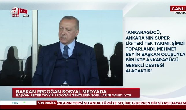 Başkan Erdoğan'dan Ankara'ya stat müjdesi