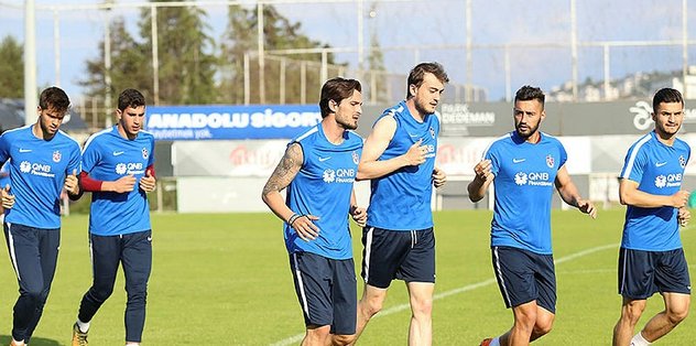 Trabzonspor, Kardemir Karabükspor maçı hazırlıklarını sürdürdü