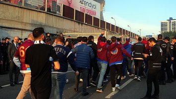 Trabzonspor taraftarı RAMS Park'a geldi