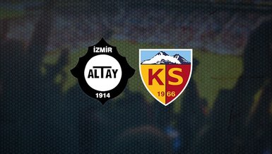 Altay Kayserispor maçı ne zaman, saat kaçta ve hangi kanalda CANLI yayınlanacak? İşte detaylar...