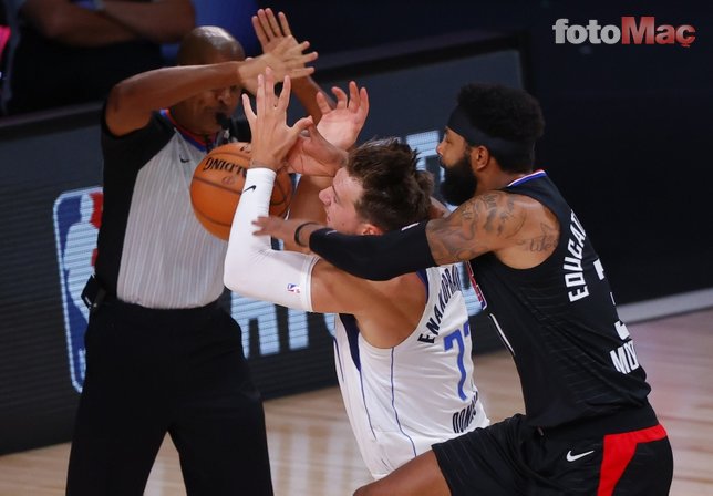 Marcus Morris'in Luka Doncic'e faulu sahayı karıştırdı! İşte o anlar