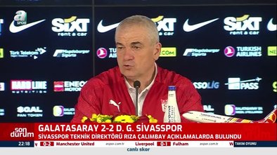 Son dakika spor haberi: Galatasaray - Sivasspor maçının ardından Rıza Çalımbay'dan Tyler Boyd'a Beşiktaş tepkisi!