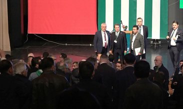 Bursaspor Mali Genel Kurulu'nda kavga çıktı