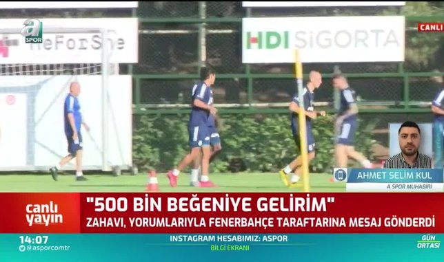 Zahavi'den Fenerbahçe'ye: 500 bin yoruma gelirim