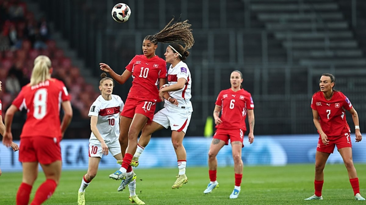 A Milli Kadın Futbol Takımı, İsviçre’ye mağlup oldu