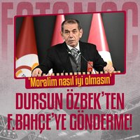 Dursun Özbek'ten Fenerbahçe'ye gönderme