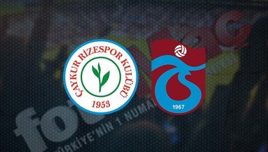 RİZESPOR TRABZONSPOR CANLI İZLE 🔥 | Rizespor - Trabzonspor maçı hangi kanalda canlı yayınlanacak? Saat kaçta oynanacak?
