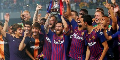İspanya Süper Kupa'da kazanan Barcelona