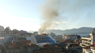 Celta Vigo'ya büyük şok! Kulüp binası alev alev yandı