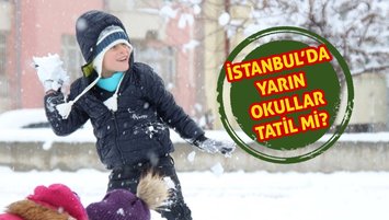 İstanbul'da yarın okullar tatil mi? (7 Şubat kar tatili)