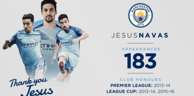 Jesus Navas City'den ayrıldı