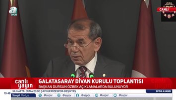 Galatasaray Başkanı Dursun Özbek: 2 sene daha bu göreve talibiz