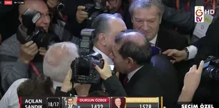 Dursun Özbek, Mustafa Cengiz’i tebrik etti