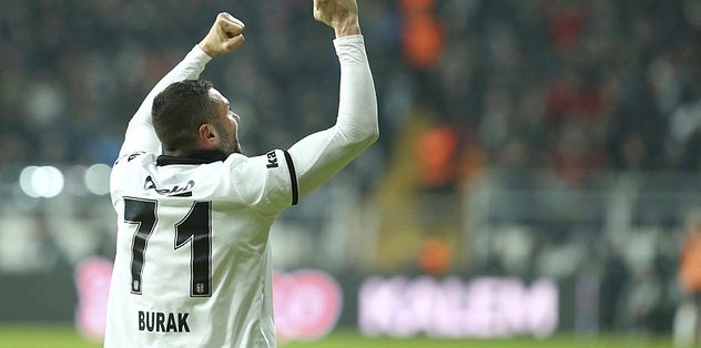 Burak Yılmaz Beşiktaş'ın dertlerini bitirdi