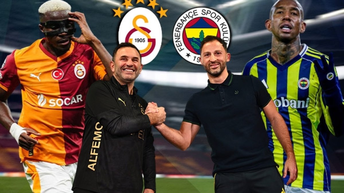 Rams Park'ta şampiyonluk derbisi! İşte Galatasaray ve Fenerbahçe'nin 11'leri