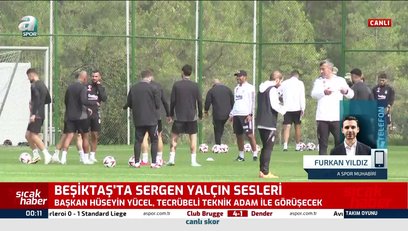 >Beşiktaş'ta Sergen Yalçın sesleri!