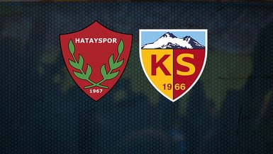 Hatayspor Kayserispor maçı saat kaçta hangi kanalda CANLI yayınlanacak?