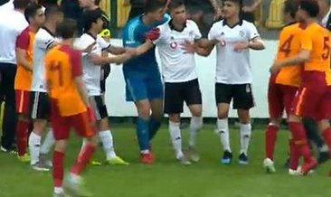 Galatasaray - Beşiktaş U21 derbisinde olay çıktı!