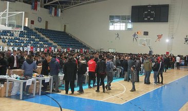Hakkari’de 35 spor kulübüne malzeme desteği