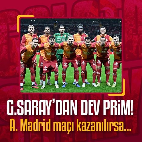 Galatasaray’dan tarihi prim! Atletico Madrid...