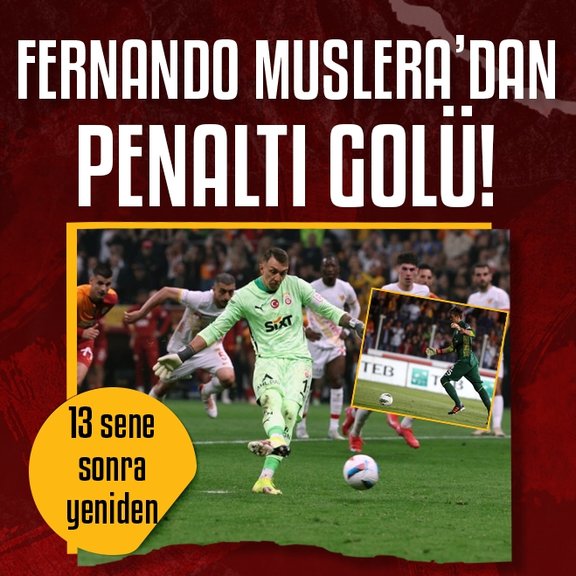 Fernando Muslera’dan penaltı golü!