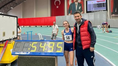 Milli atlet Eda Nur Tulum'dan Türkiye rekoru!
