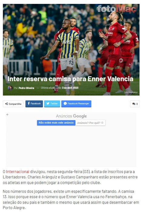 FENERBAHÇE TRANSFER HABERLERİ - Enner Valencia'nın yeni takımı belli oldu! Forma numarası bile hazır