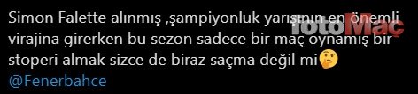 Fenerbahçe'nin Simon Falette hamlesi taraftarı çıldırttı! ''Bu yönetim şampiyon olmak istemiyor''