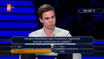 Kim Milyoner Olmak İster'de gündem yaratan F.Bahçe sorusu!