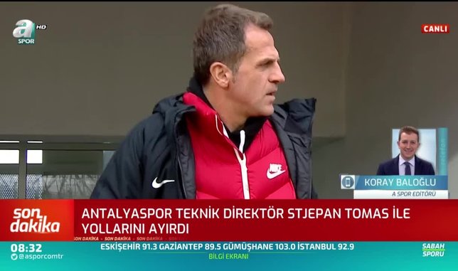 Antalyaspor'da Stjepan Tomas'ın görevine son verildi