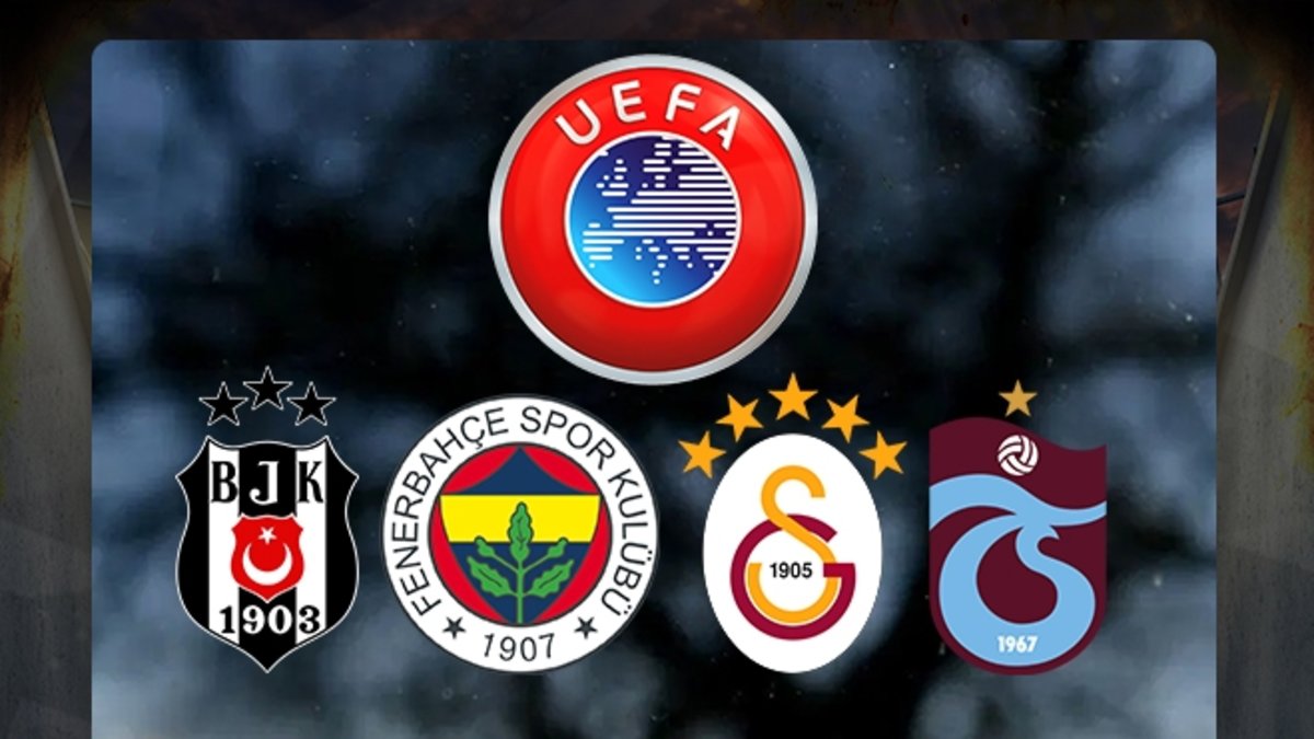 UEFA kulüpler sıralaması güncellendi! Beşiktaş, Fenerbahçe, Galatasaray ve Trabzonspor...