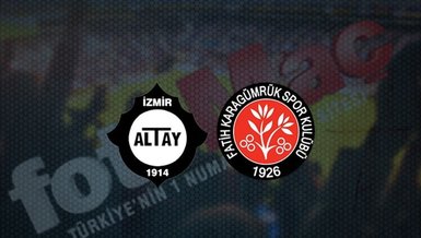Altay Karagümrük maçı | CANLI
