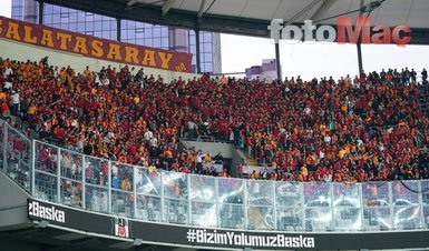 Beşiktaş-Galatasaray mücadelesinden kareler