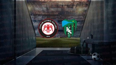 Çorumspor - Kocaelispor maçı ne zaman, saat kaçta ve hangi kanalda canlı yayınlanacak? | Trendyol 1. Lig