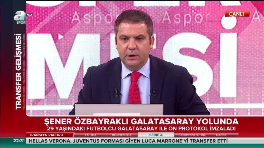 Şener Özbayraklı Galatasaray'da