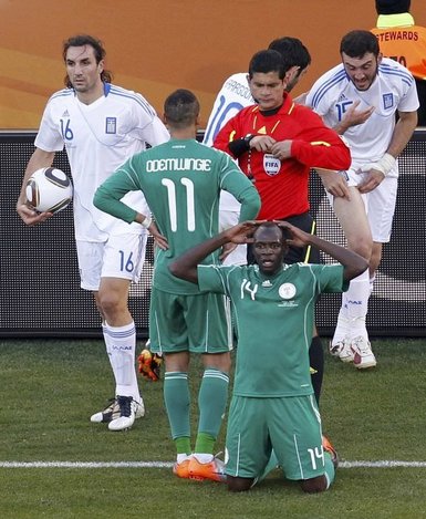 Yunanistan - Nijerya B Grubu maçı