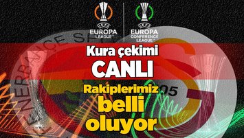 Fenerbahçe ve Galatasaray kura çekimi CANLI izle! Rakiplerimiz...