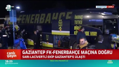 >Fenerbahçe Gaziantep'e ulaştı