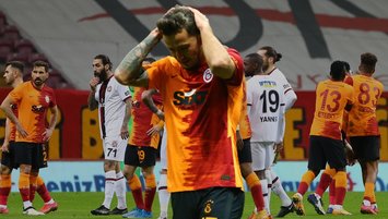 Galatasaray'da kötü gidiş sürüyor!