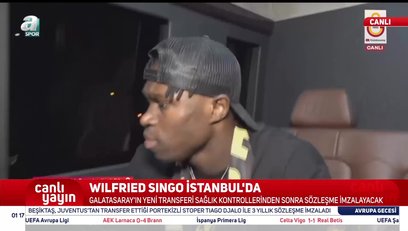 >Galatasaray'ın yeni transferi Wilfried Singo İstanbul'da!