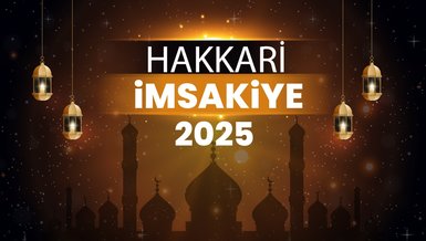 Hakkari imsakiye 2025 | Hakkari iftar, sahur vakti - Ezan saatleri