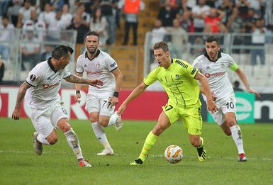 Beşiktaş - Sarpsborg maçından görüntüler