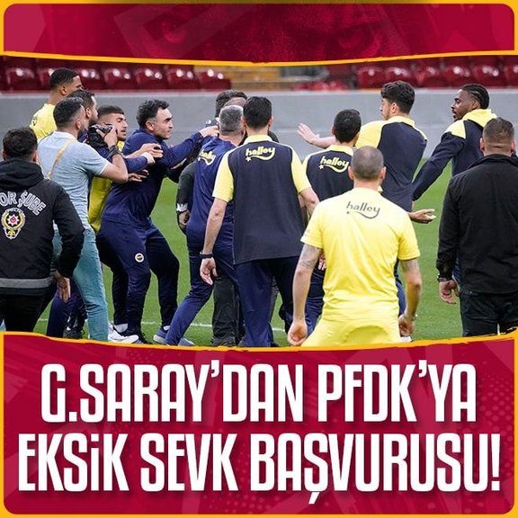 Galatasaray’dan PFDK’ya eksik sevk başvurusu!